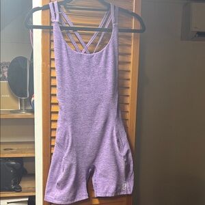 Purple Athletic Romper